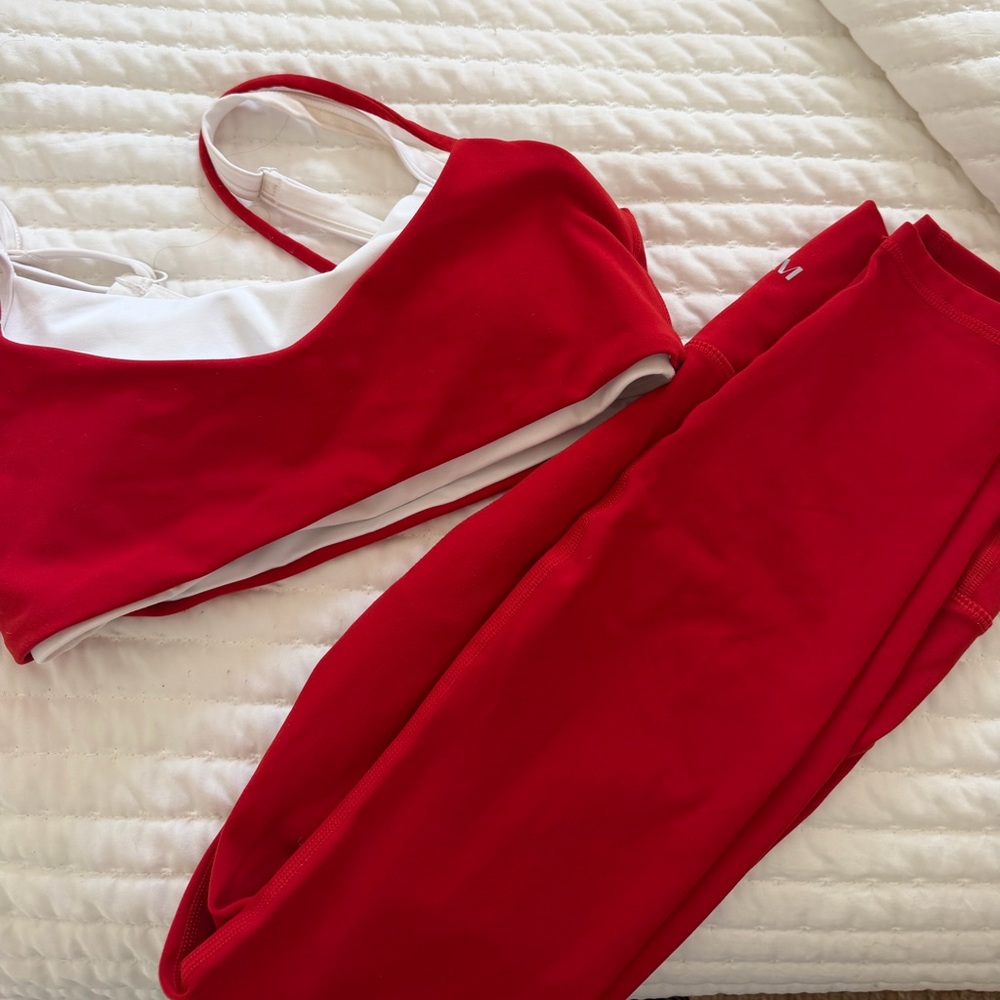 Form Red Leggings and Top Set